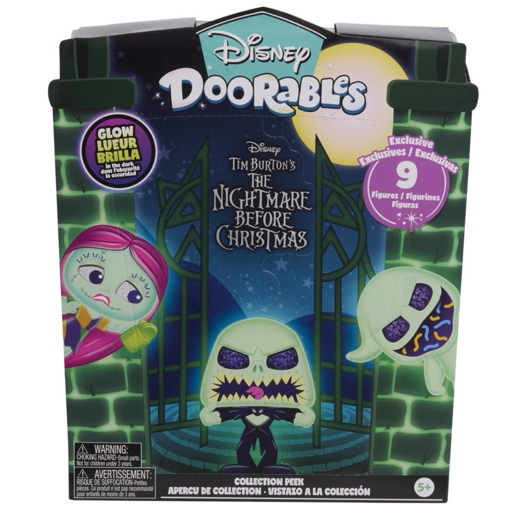 Disney Doorables Nightmare Before Christmas Glow Figures